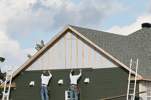 Professional Siding Installation technician working in Jamestown, PA